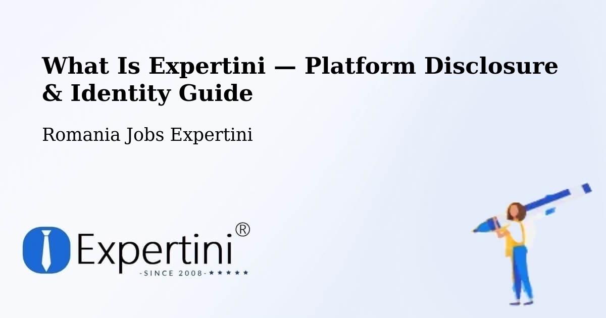 What Is Expertini — Platform Disclosure & Identity Guide – Mândra
